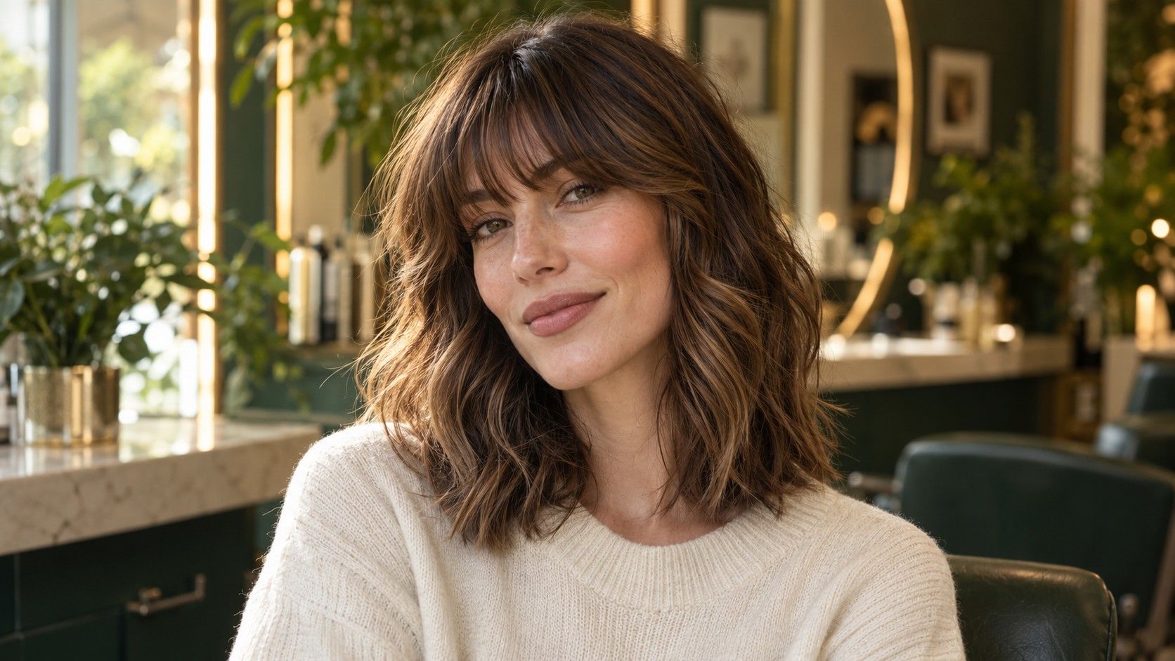 Hairstyles for Oblong Faces: Width, Fringe and Everyday Styling